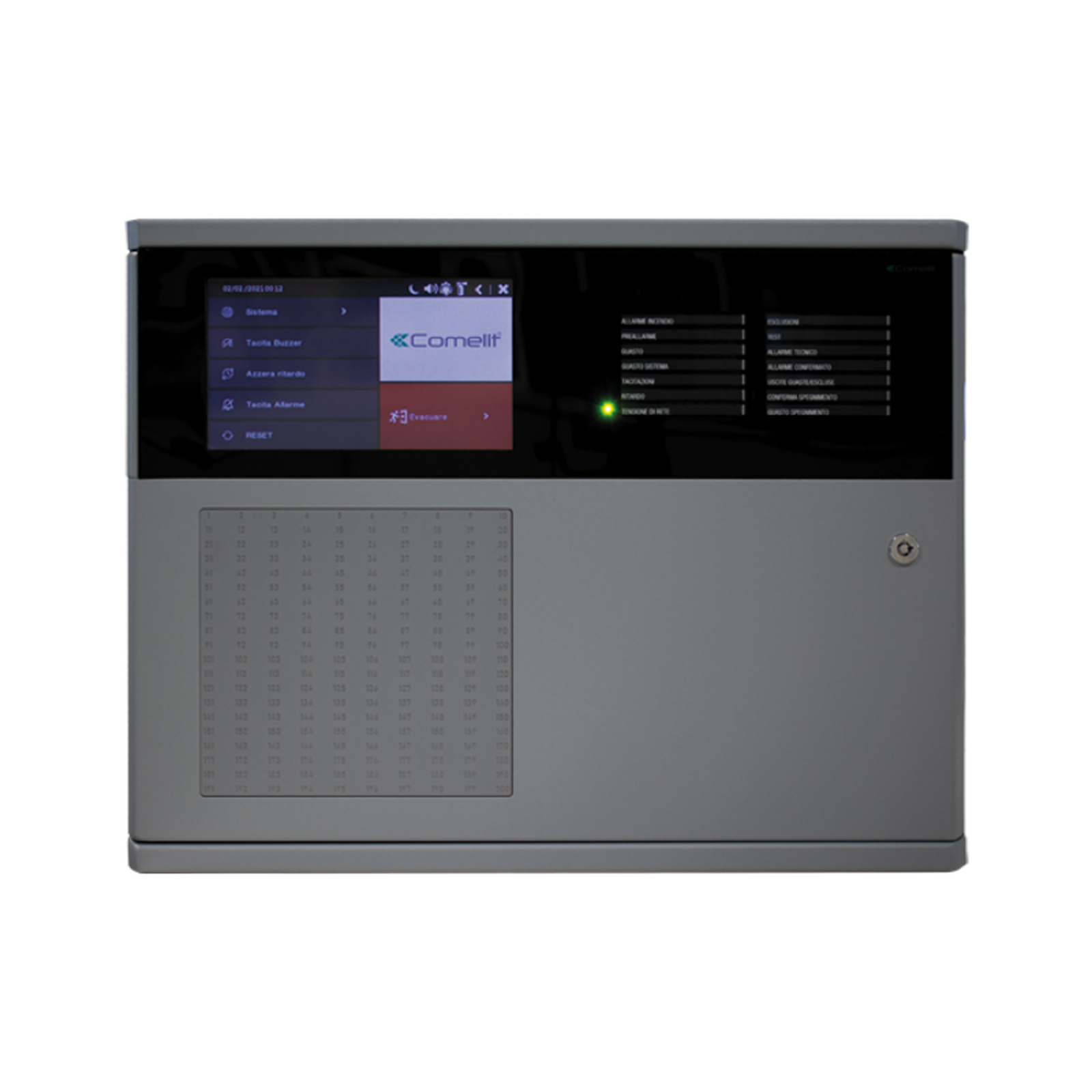 Comelit LogiFire 1-4 Loop Addressable Fire Panel 1 Loop included