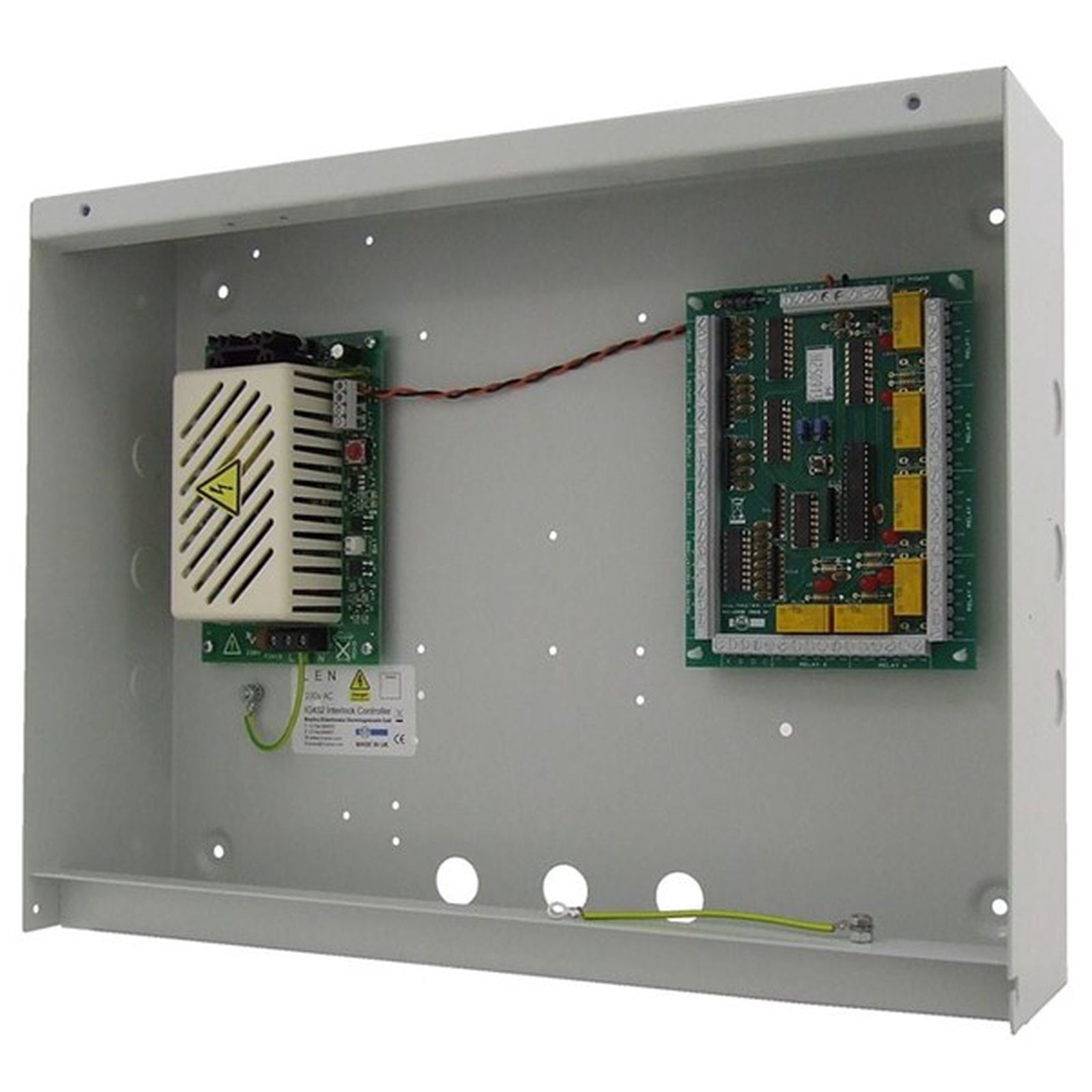 Hoyles Interguard 2/3/4 Door Control Unit c/w Steel Case & 5A PSU