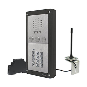 Videx 3 Button VR 4K Surface 4G GSM Audio Kit c/w Codelock