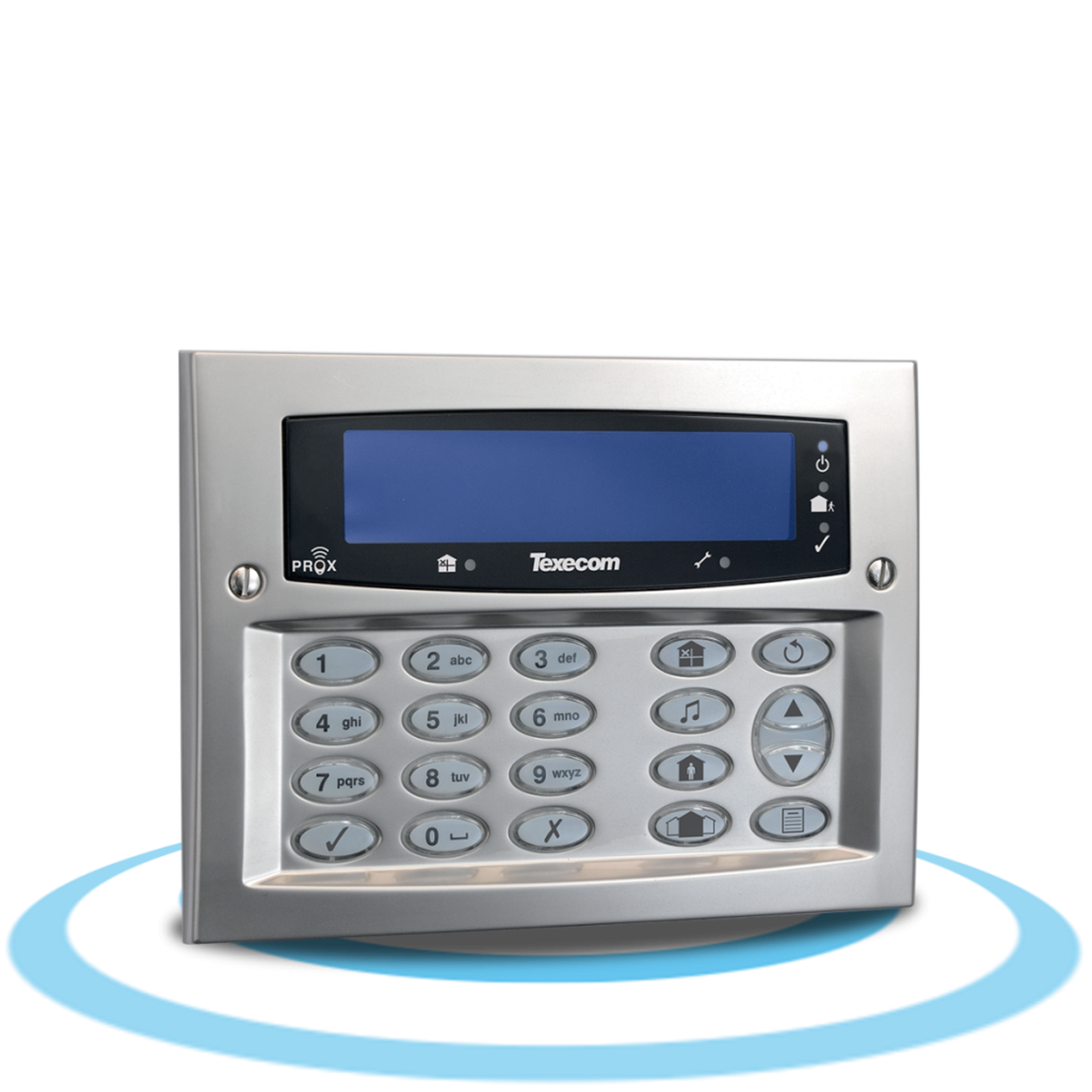 Texecom Premier Elite FMK Flush Mount Keypad Satin Chrome
