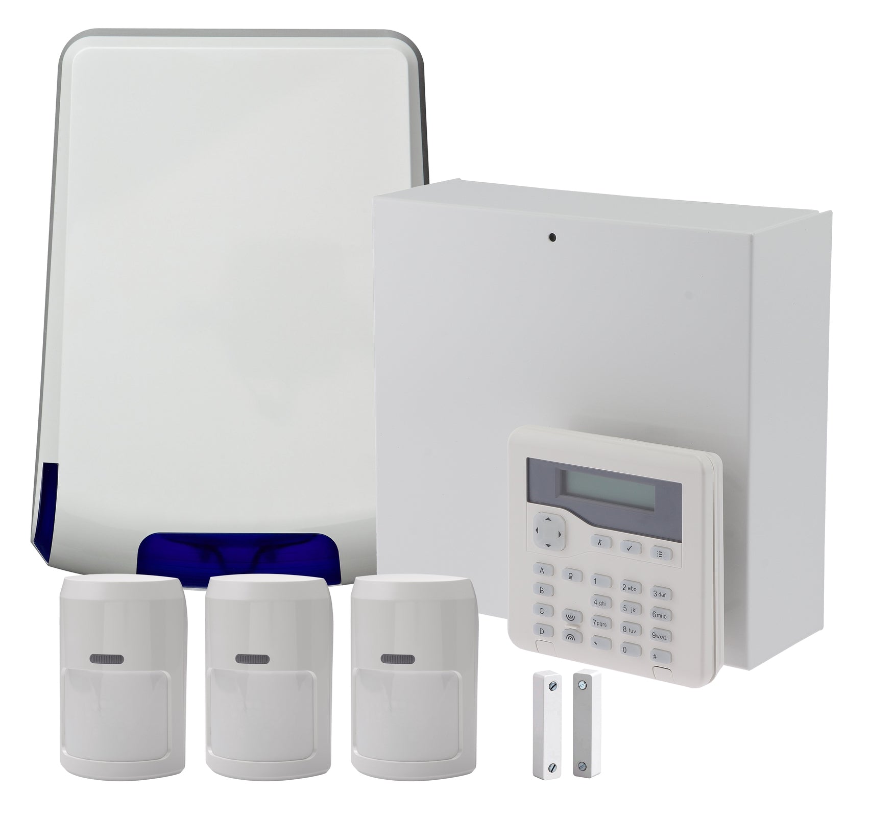 Eaton i-on10 Wired Intruder Alarm Kit including Keypad/3xPIR/DoorContact with Siren