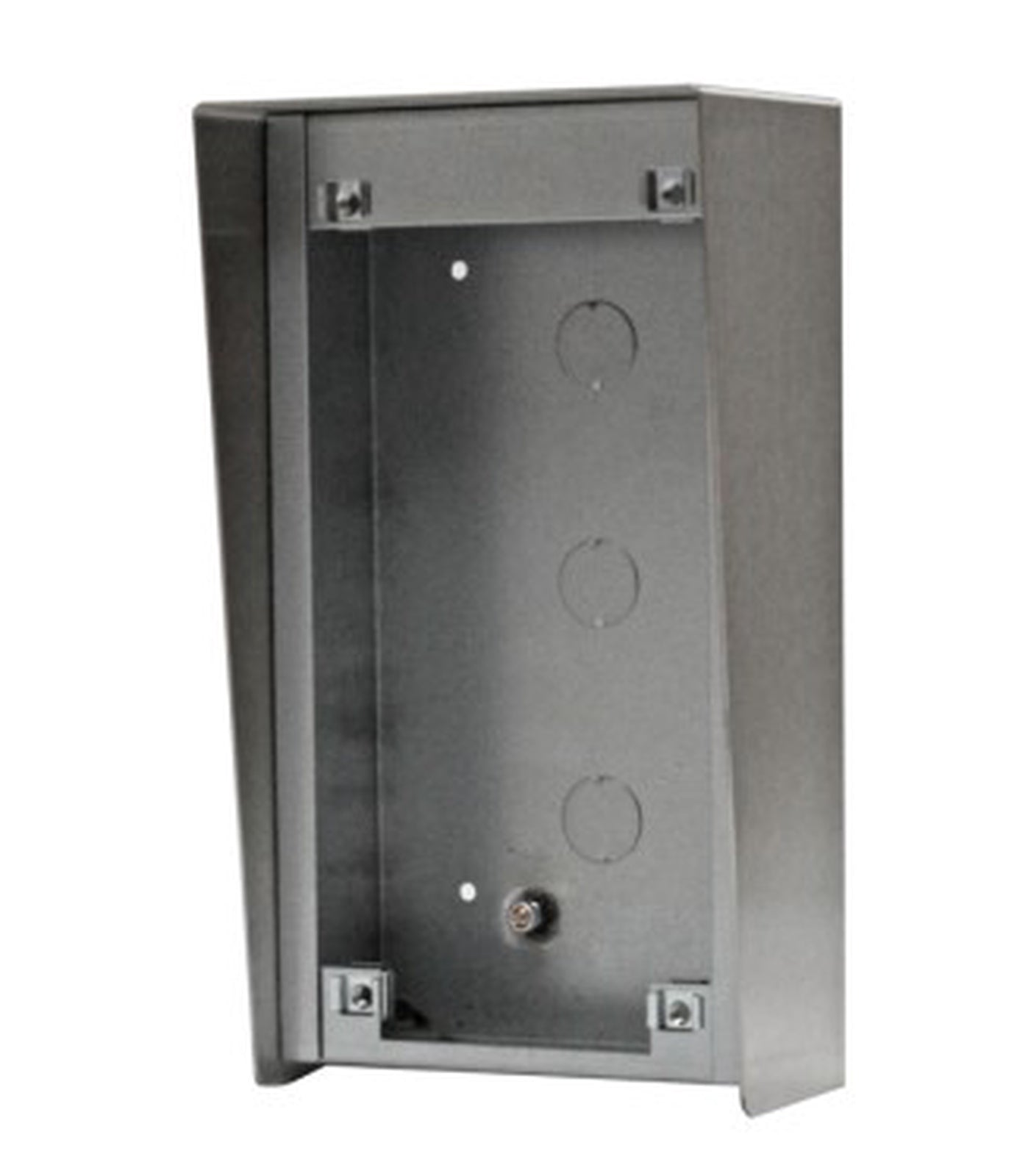Videx Surface Back Box c/w Rainshield for 120x280mm VR Panel Stainless Steel