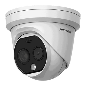 Hikvision Thermal & Optical Bi-Spectrum Network Turret Camera 7mm