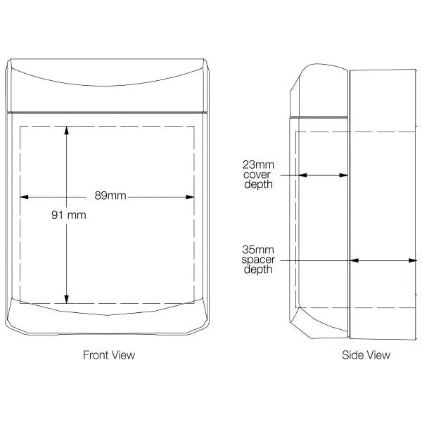 STI-6931 Call Point Stopper - Surface Mount Red - JEM Systems UK