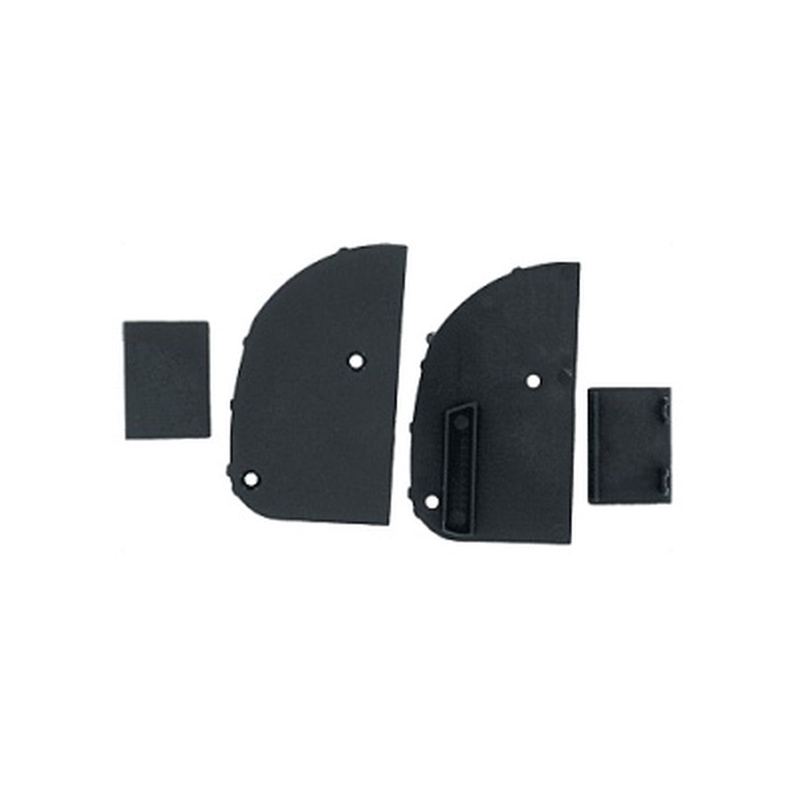 CDVI Plastic End Cap Black (Pair) for Transom BO600RP
