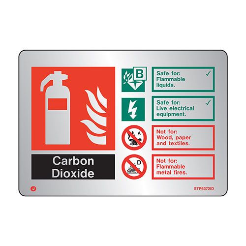 Firechief Sign CO Brushed Stainless Steel (STB6372ID)