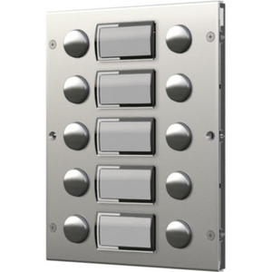 Videx 8000 Series 10 Call Button Module Double Button with Shared Nameplate Stainless Steel