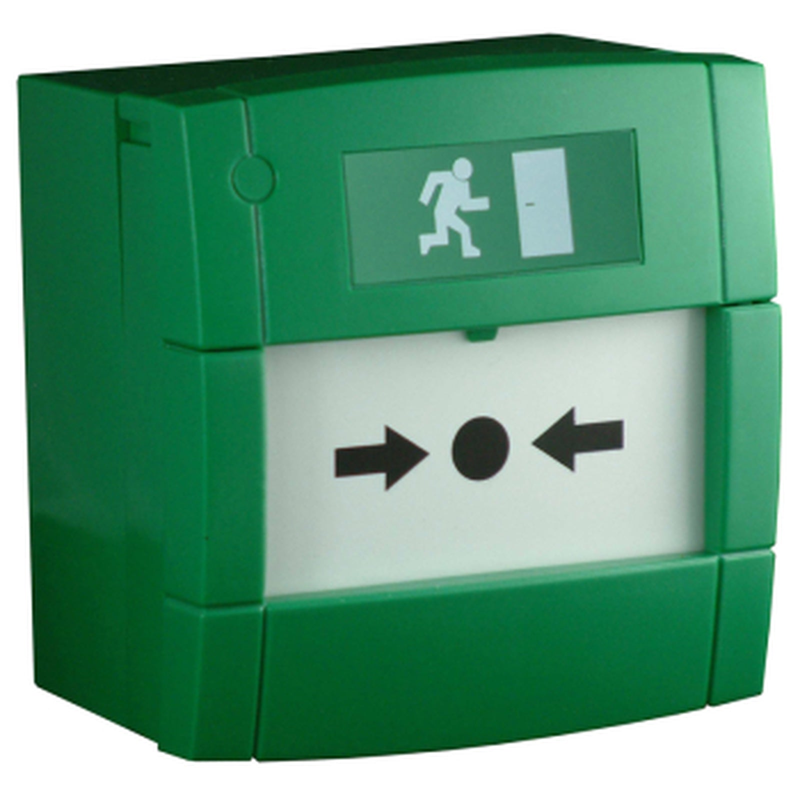 KAC Resettable Call Point Single Pole Green