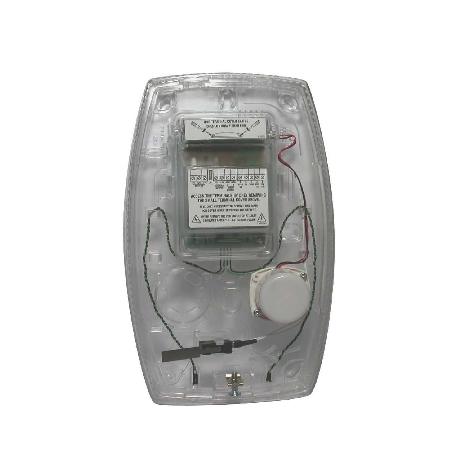 Texecom Odyssey 4 Dummy Backplate with Clear Lens