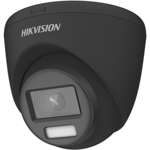 Hikvision DS-2CE72KF0T-LFS(2.8mm)(BLACK) 3K ColorVu Smart hybrid light Fixed Turret Camera Black
