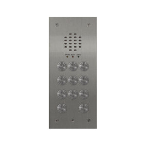 Videx 11 Button Audio Vandal Resistant Flush Panel c/w 136 Amplifier