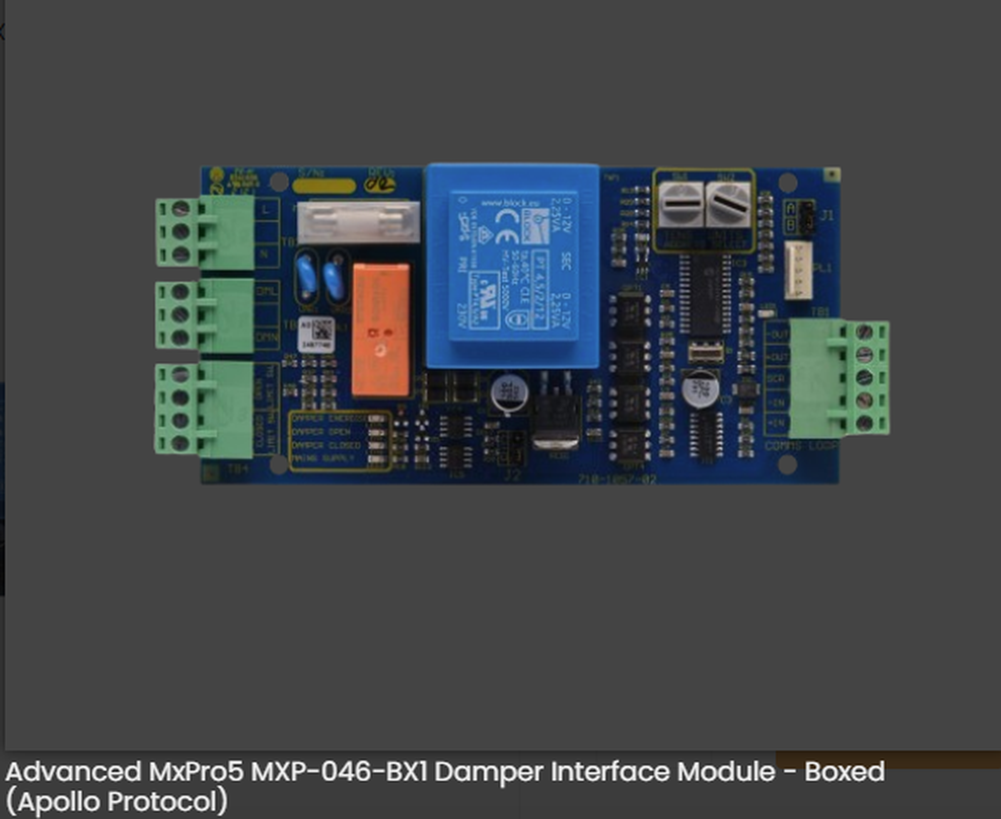 Advanced Damper Interface Boxed (Apollo Protocol)