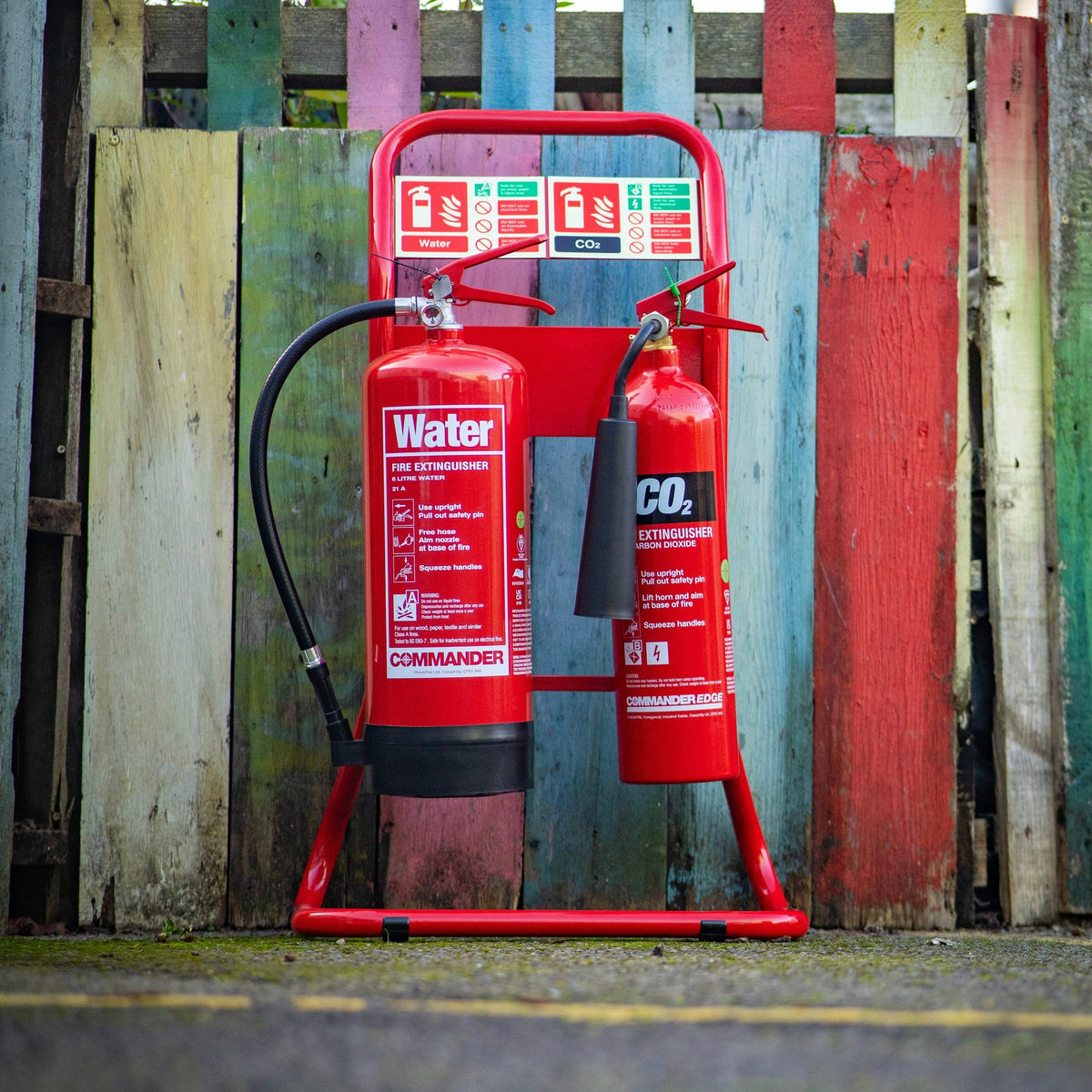 CheckFire FX-PWA-006-DCF 6ltr Plain Water Fire Extinguisher Commander (FX-PWA-006-AAA) - JEM Systems UK