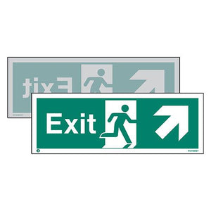 Firechief W449DST Double-Sided Exit Sign Up To Right Or Up To Left