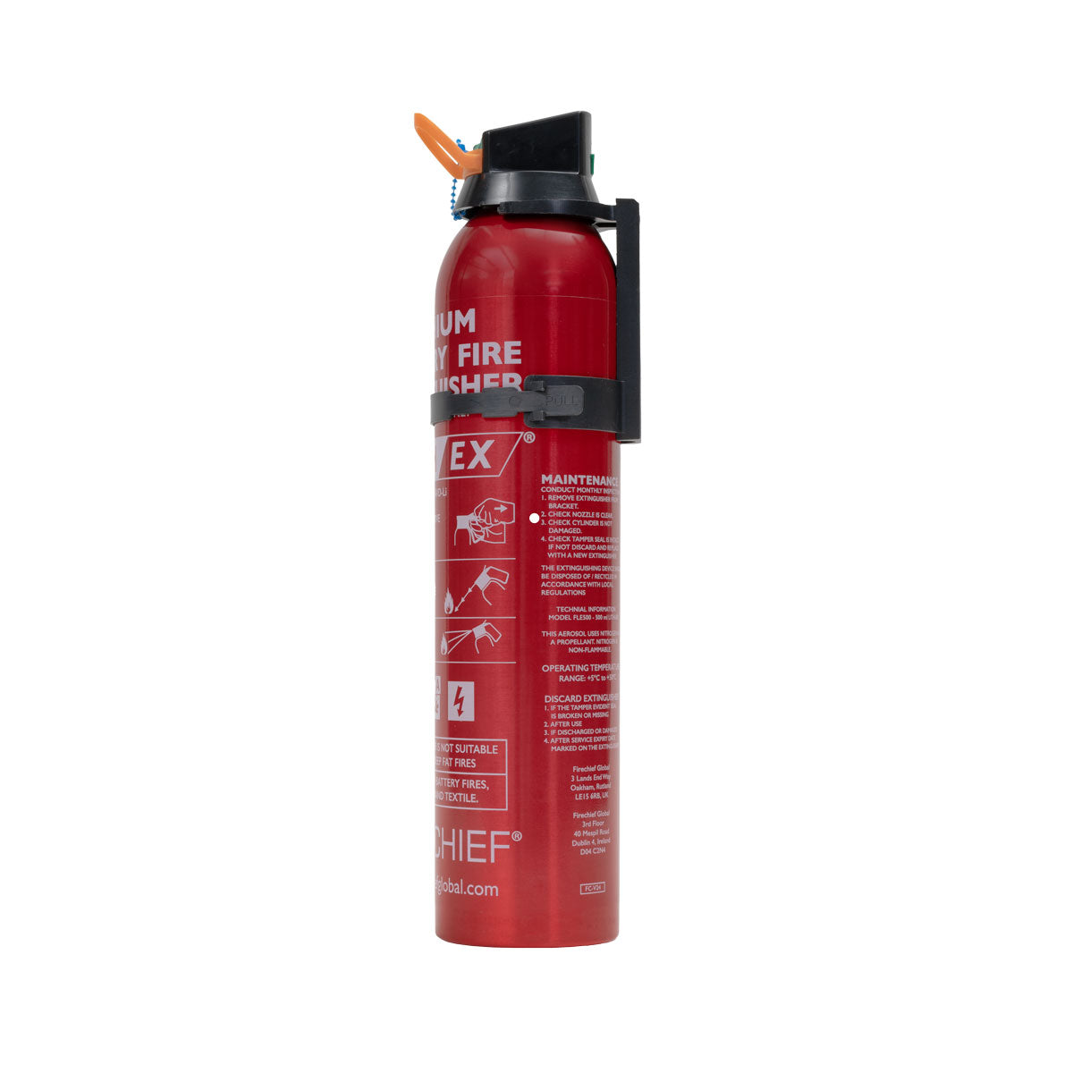 Firechief 500ml Lith-Ex Extinguisher (FLE500) - JEM Systems UK