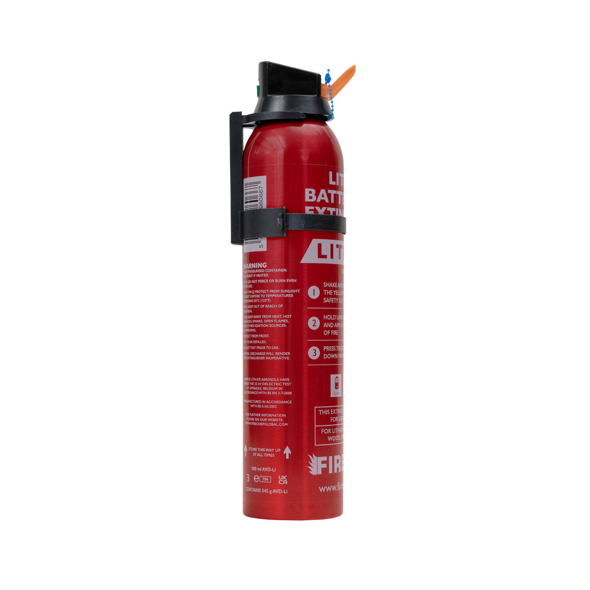 Firechief 500ml Lith-Ex Extinguisher (FLE500) - JEM Systems UK