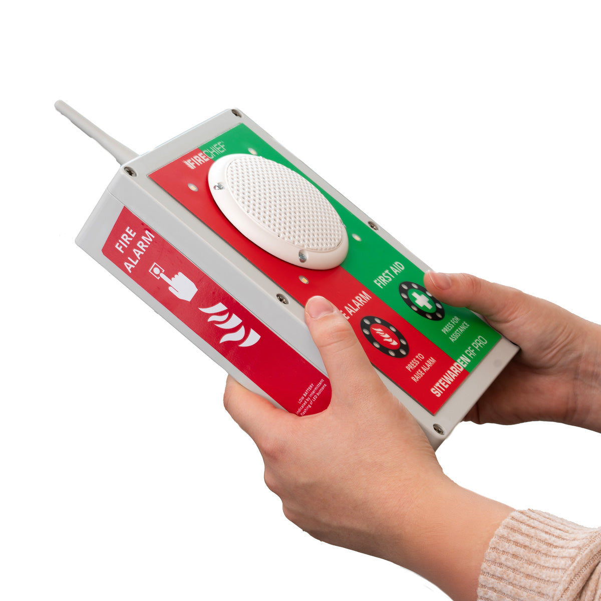 Firechief Sitewarden RF Pro Site Alarm - Fire & First Aid Alarm (FSP500) - JEM Systems UK