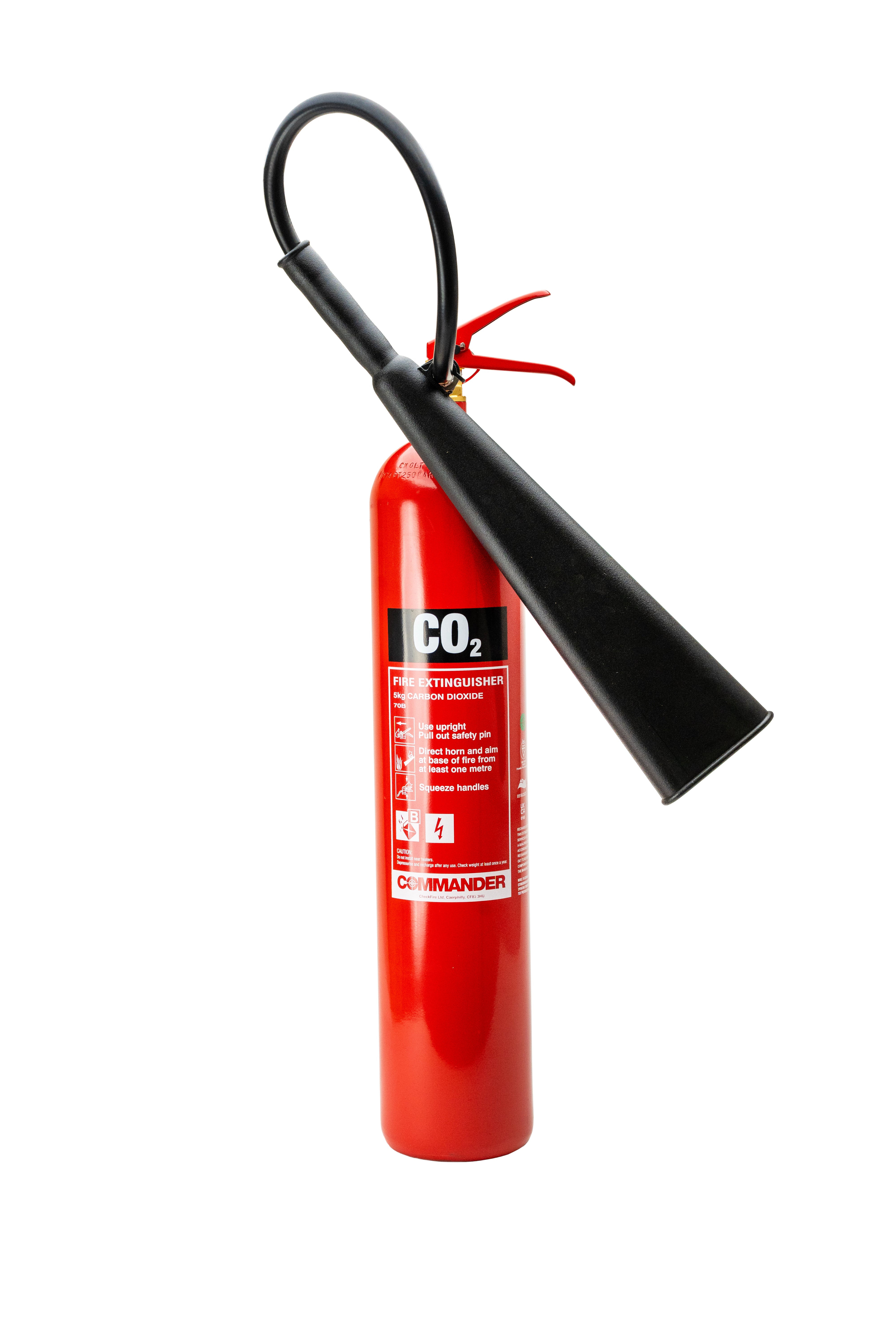 Commander FX-CO2-005-DCF 5kg CO2 Fire Extinguisher Commander (CO5E)