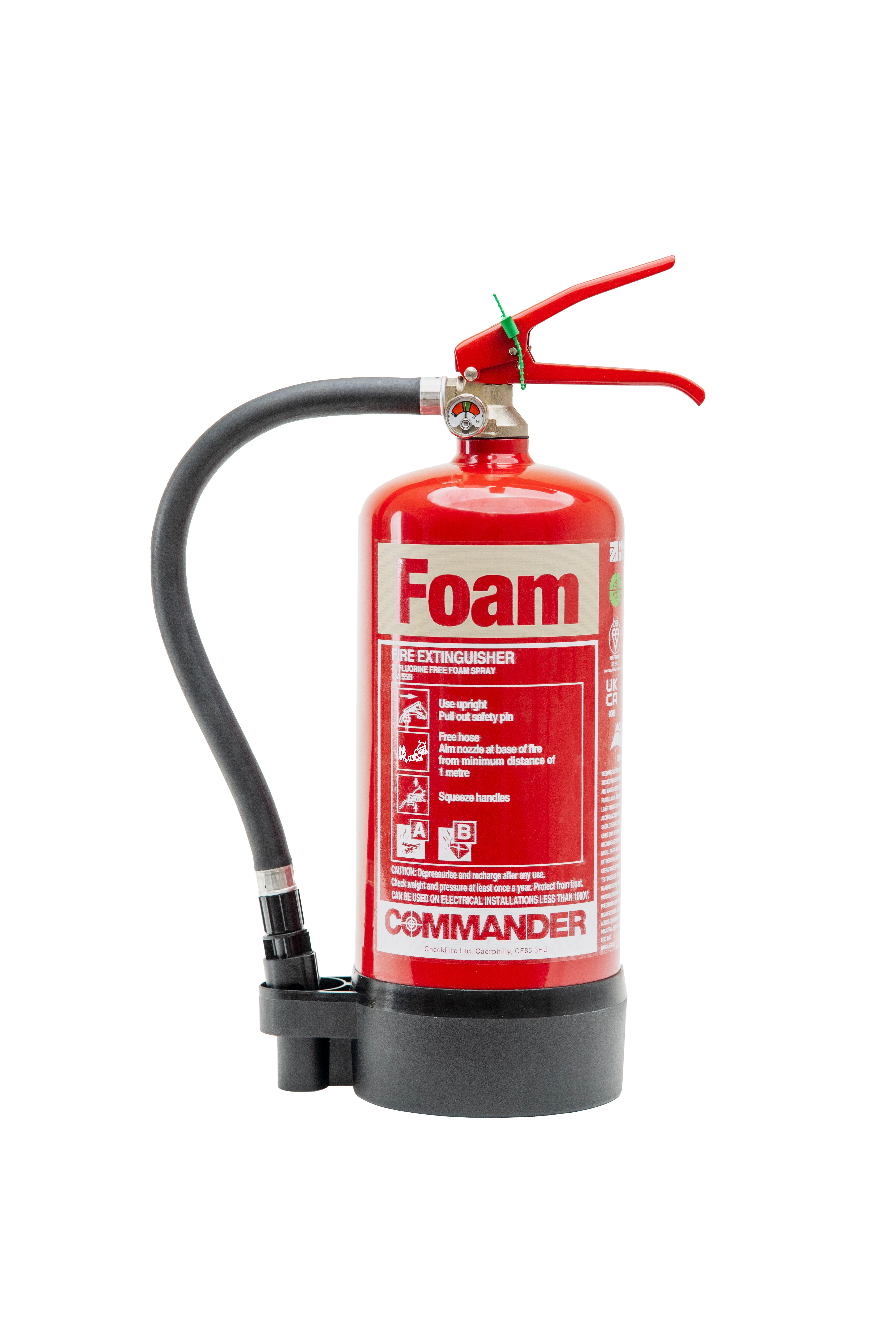 Commander FX-FFF-003-ACF 3ltr Fluorine Free Foam Fire Extinguisher - Release TBC