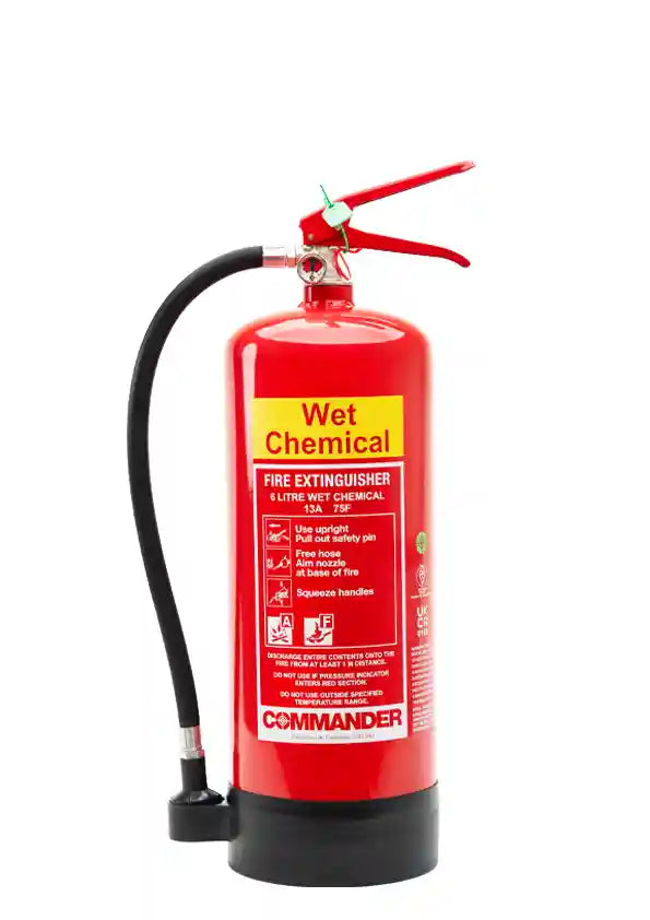 CheckFire FX-WCH-006-DCF 6ltr Wet Chemical Fire Extinguisher Commander