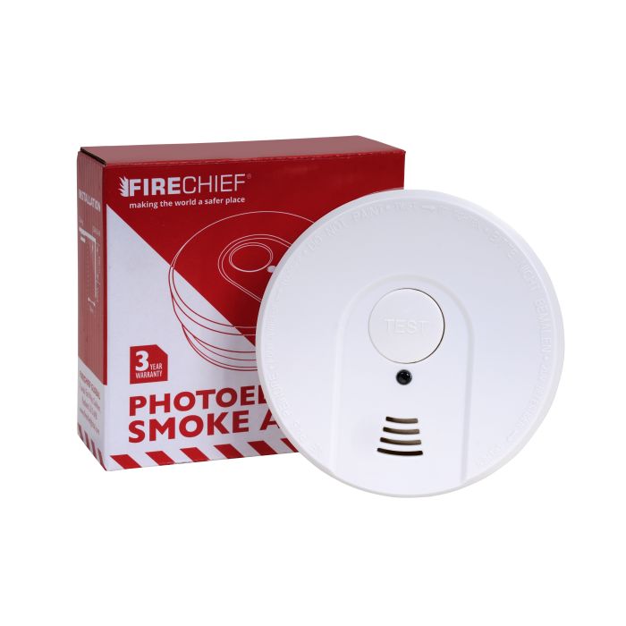 Firechief 9V Battery Optical Smoke Alarm (FBSD1) - JEM Systems UK