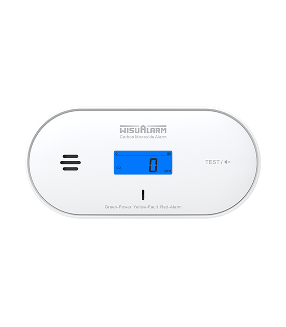 Wisualarm DHI-HY-GC30A-R8 F1 Wireless Interconnected CO Alarm with Temperature - JEM Systems UK
