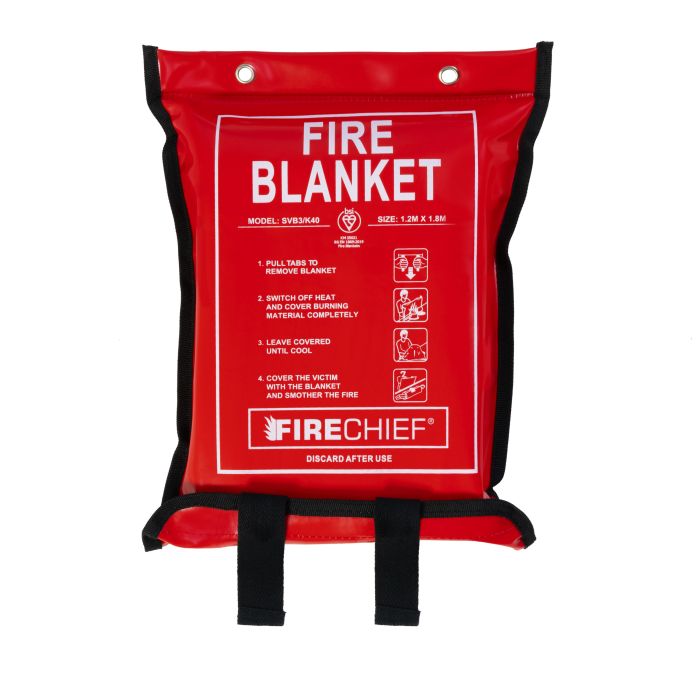 Firechief 1.2 x 1.8m Fire Blanket, Soft Case (SVB3/K40) - JEM Systems UK