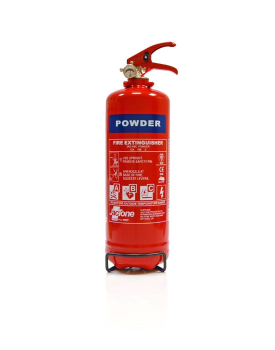 Jactone 2kg Stored Pressure ABC Powder Fire Extinguisher MER (EPS2ZMER)