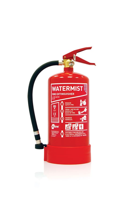 Jactone 3 Litre Stored Pressure Watermist Fire Extinguisher (EWMS3)