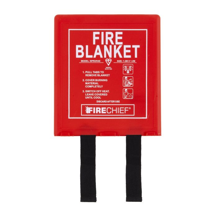 Firechief 1.2 x 1.2m Fire Blanket, Rigid Case (BPR2/K40) - JEM Systems UK