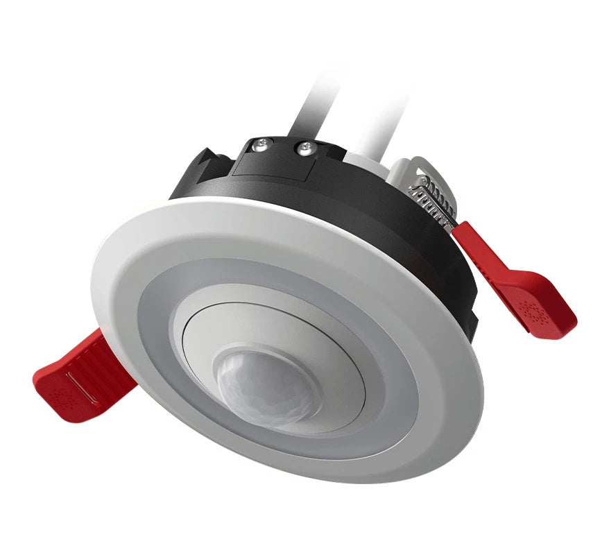 Lumi-Plugin LP110WH4KMPIR 3000K IP54 Fire Rated LED Downlight with PIR Sensor (Cool White) - JEM Systems UK