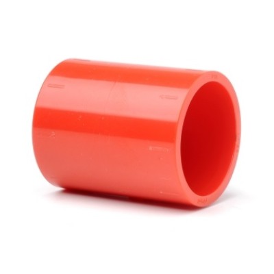 VESDA PIP-004 Plain ABS 3/4"x 25mm Adaptor (Pack of 10) RED