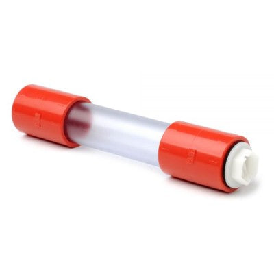 VESDA PIP-033 25mm Sight Glass with Condensation Drain RED