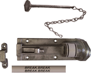Jewel RPB Panic Bolt c/w Hammer and Chain (Tube Supplied Separately)