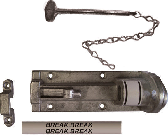 Jewel RPB Panic Bolt c/w Hammer and Chain (Tube Supplied Separately)