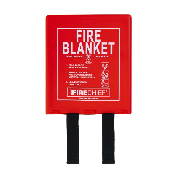 Firechief 1 x 1m Fire Blanket, Rigid Case (BPR1/K40)