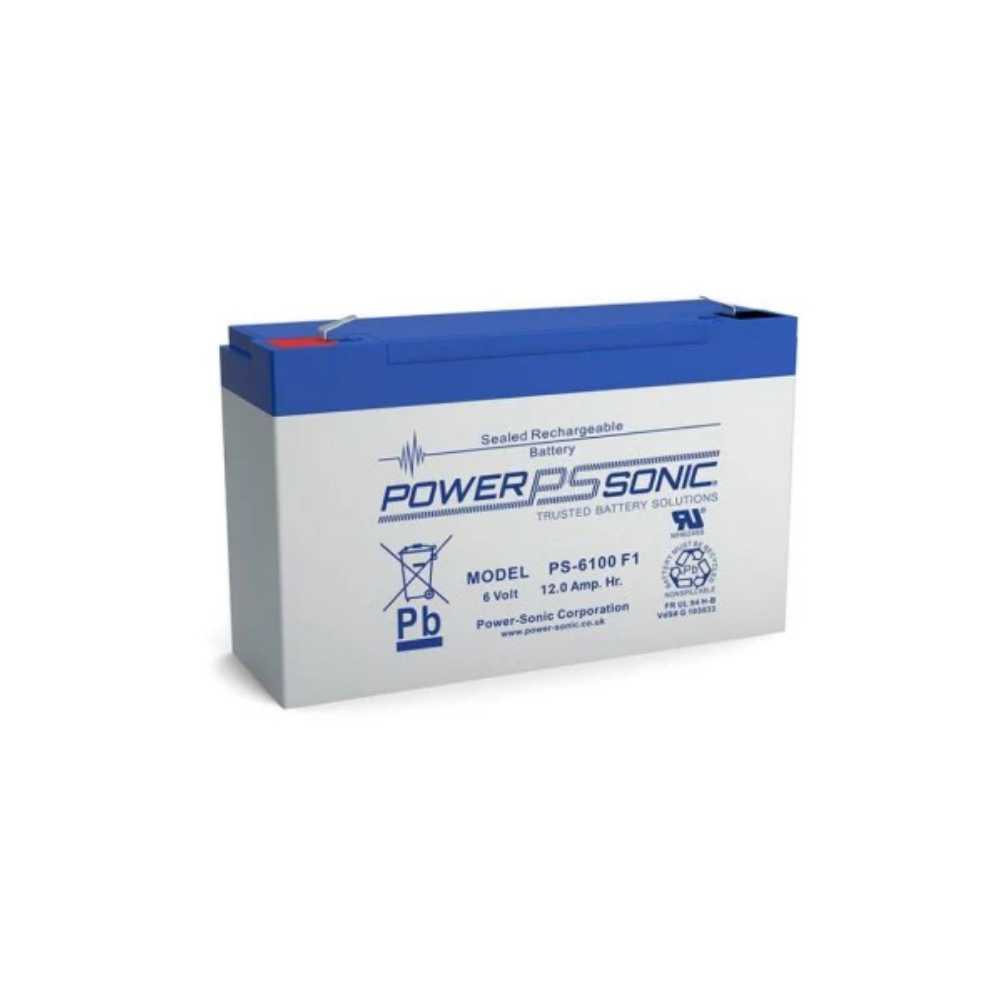 Power Sonic PS-6100 6 Volt 10 Ampere Battery - JEM Systems UK