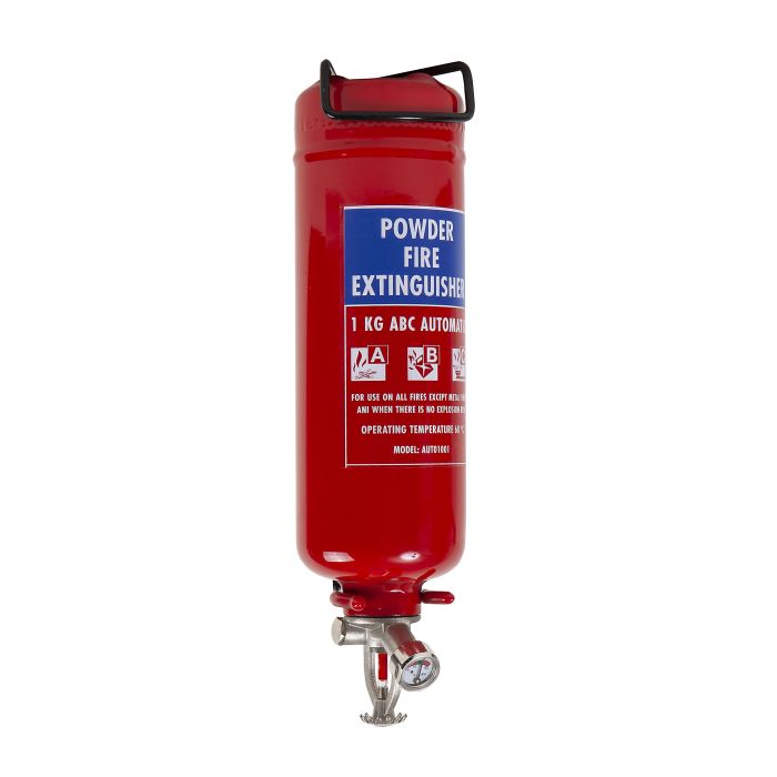 Firechief 1kg Dry Powder Automatic Extinguisher - Slimline (APS1/S) - JEM Systems UK