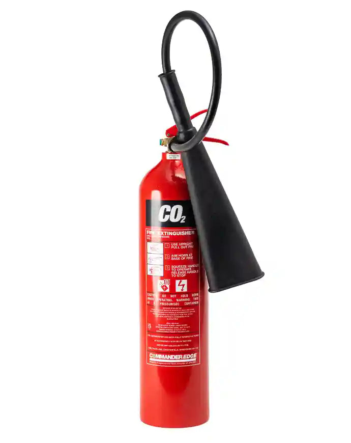 CheckFire RX-KMD-005-ECF 5kg Remanufactured CO2 Fire Extinguisher CommanderEDGE - JEM Systems UK