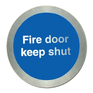 Firechief SS5421O Stainless Steel Fire Door Keep Shut Disc