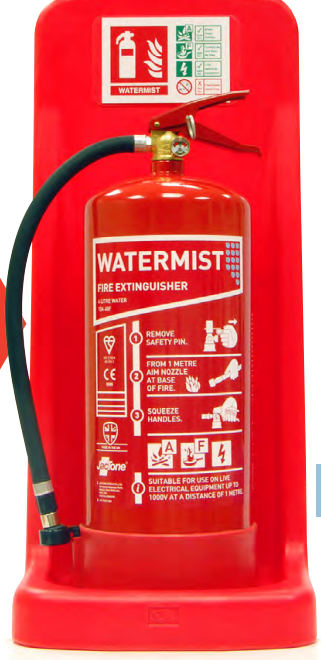 Jactone Single One Piece Extinguisher Stand - Red X3290