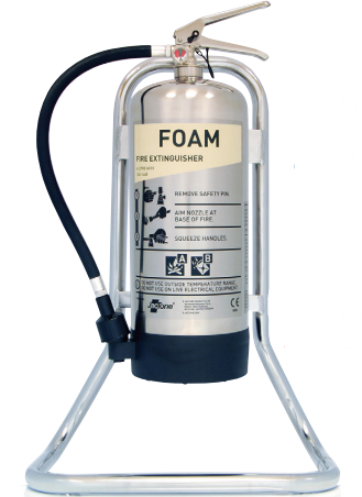 Jactone Single Metal Extinguisher Stand - Chrome (MST1CR)