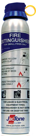 Jactone 600g BC Powder Silver Aerosol Extinguisher (AEBC600S)