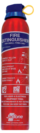 Jactone 950g BC Powder Red Aerosol Extinguisher (AEBC950R)