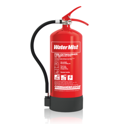CheckFire FX-WMS-006-CCF 6 litre Water Mist Fire Extinguisher CommanderEDGE (WS6EMIST) - JEM Systems UK