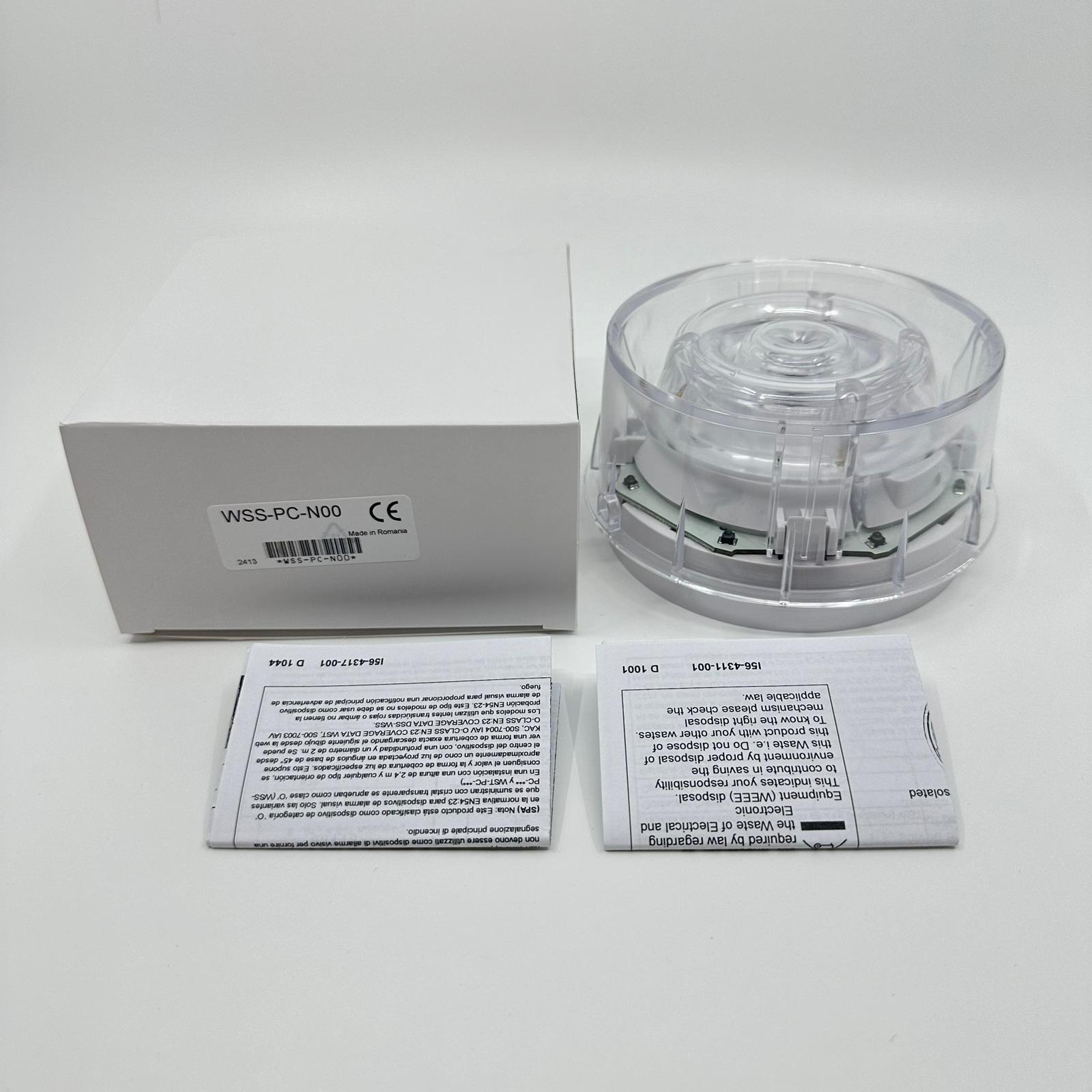 System Sensor WSS-PC-N00 Wall Mount Sounder Strobe VAD - JEM Systems UK