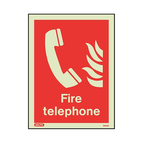 Firechief Fire Telephone Location Sign (6451DD/R)