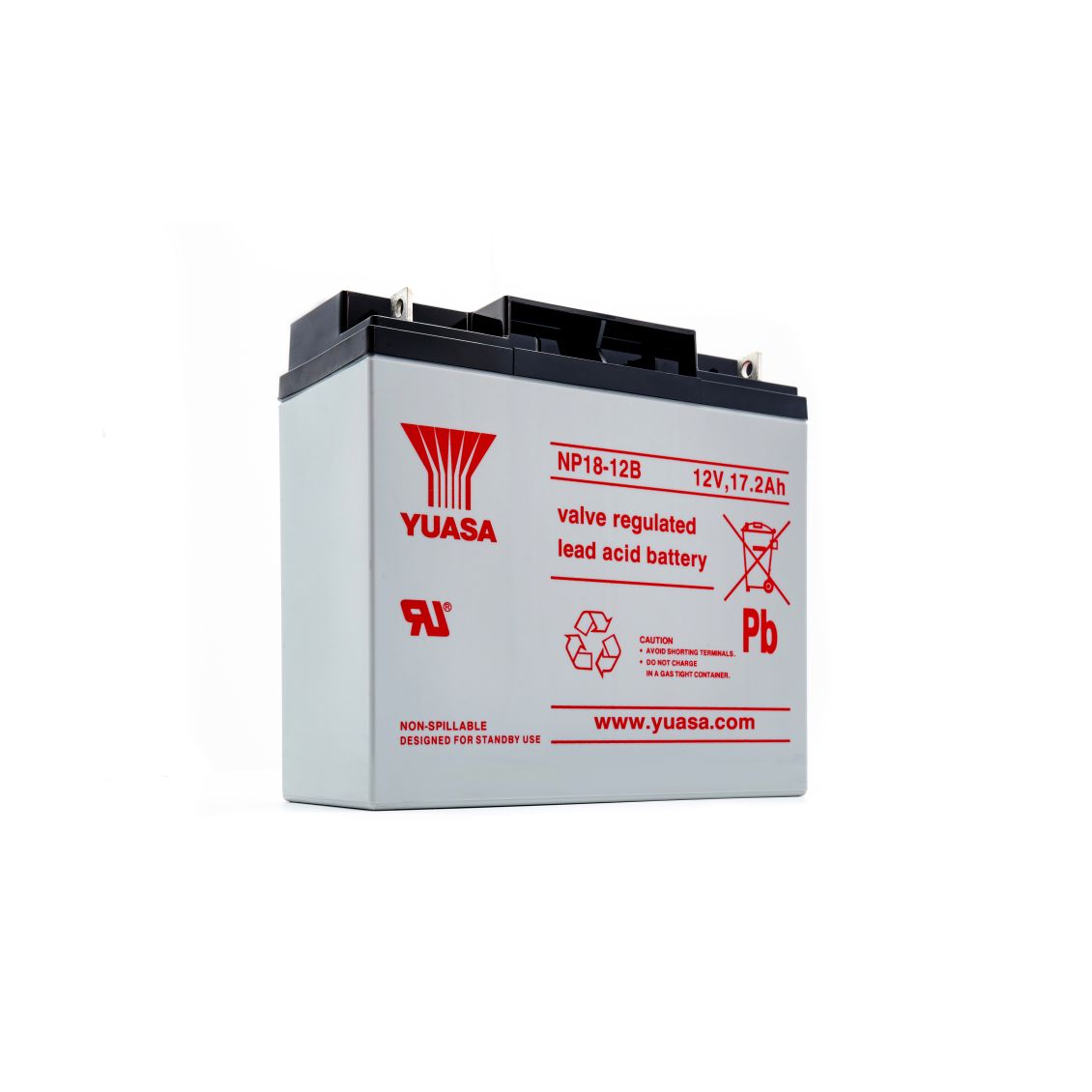 Yuasa NP18-12B 12v 17.2Ah Bolted Terminal