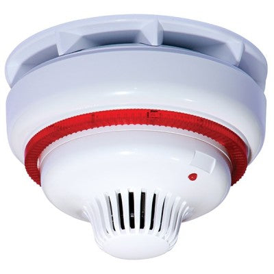 Ziton ZR432-2PAV Radio Dual Optical Heat Detector with Sounder Base Red Indicator