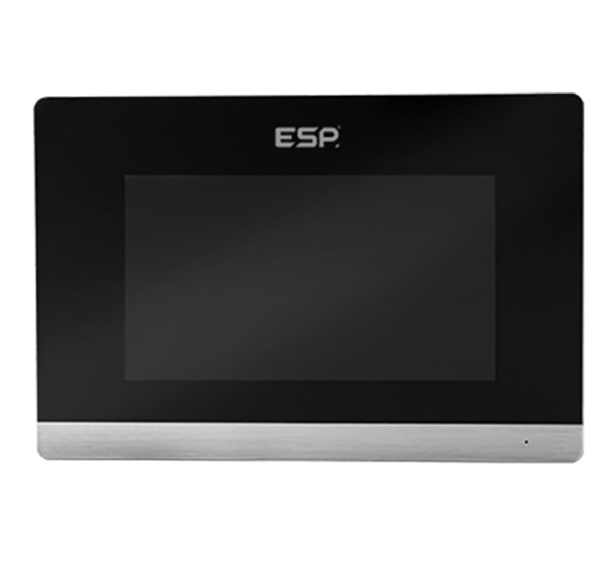 ESP Aperta IP PoE Video Door Entry Monitor (Black) (A1IPMB) - JEM Systems UK